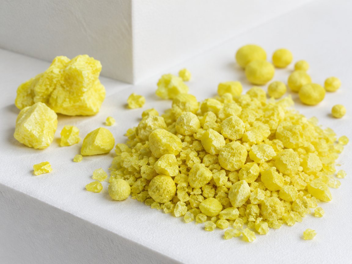 Sulphur granules reference image